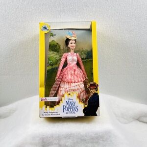 Disney Barbie Signature Doll Mary Poppins Returns Grand Music Hall Pink IN BOX